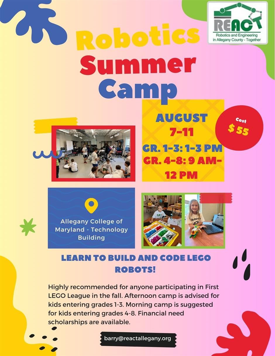  REACT Robotics Summer Camp